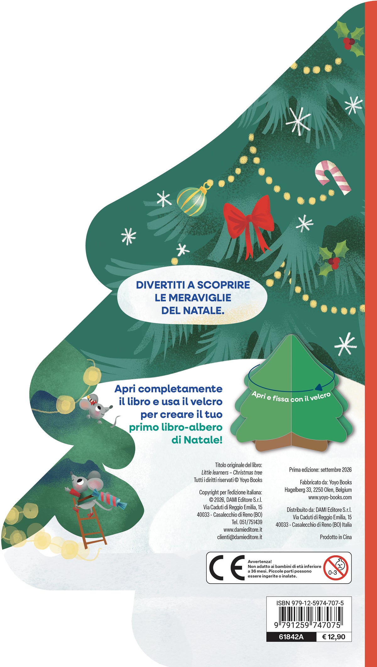 Natale. Il mio primo libro albero di Natale