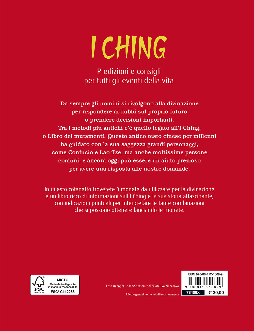 I Ching - cofanetto con 3 gettoni . Predizioni e consigli per tutti gli eventi della vita