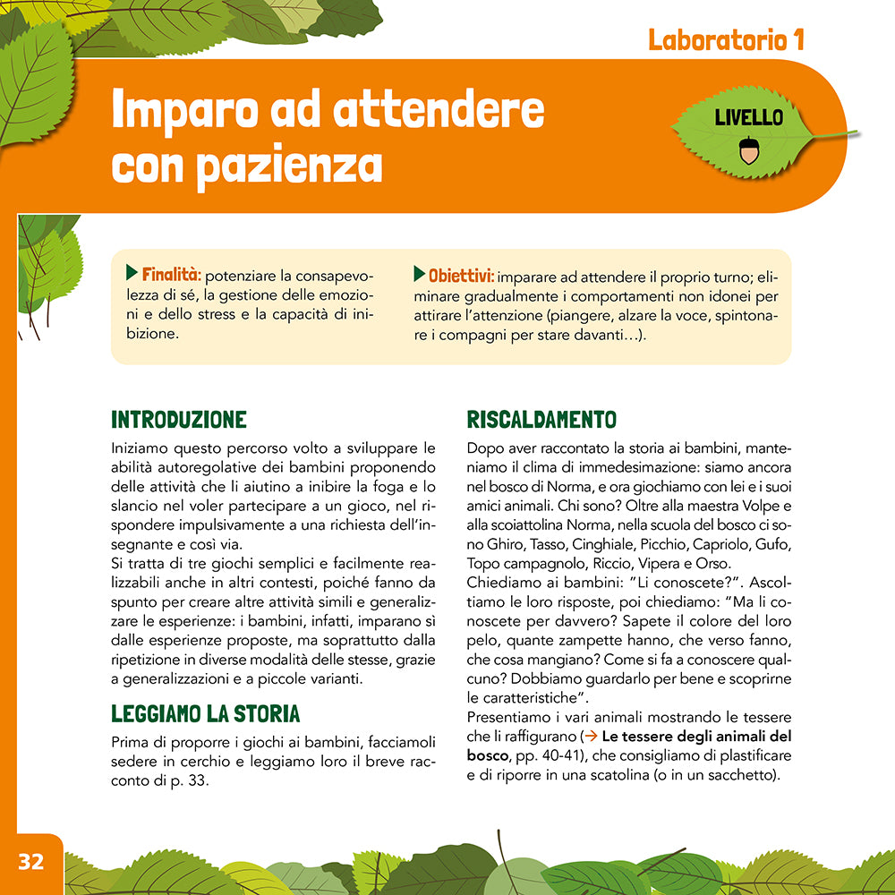 Kit Laboratori di potenziamento per la Scuola dell'infanzia . Attenzione, Abilità psicomotorie, Gestione delle emozioni e dei comportamenti