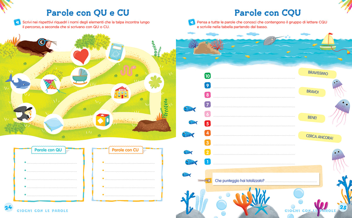 Giochi di parole per imparare a leggere e a scrivere