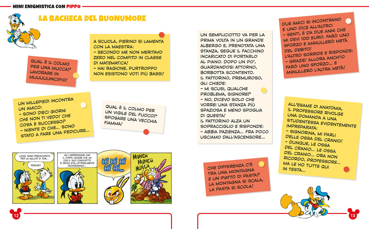 Mini Enigmistica con Pippo