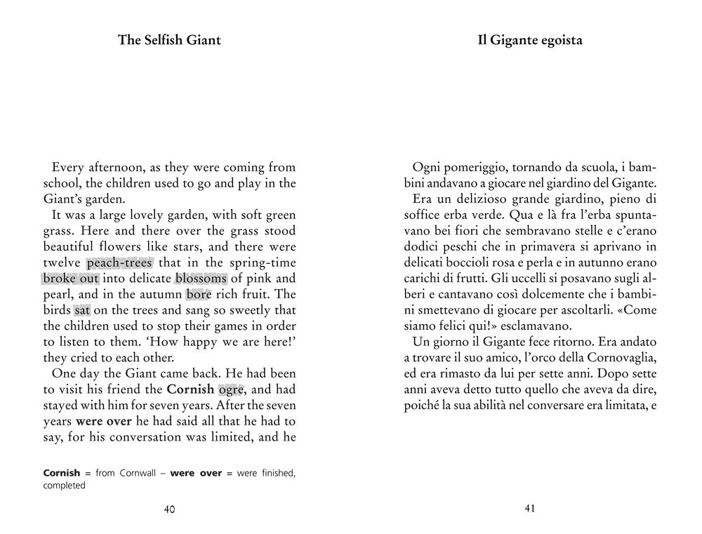 The Happy Prince and other tales-Il principe felice e altre storie. Testo italiano a fronte
