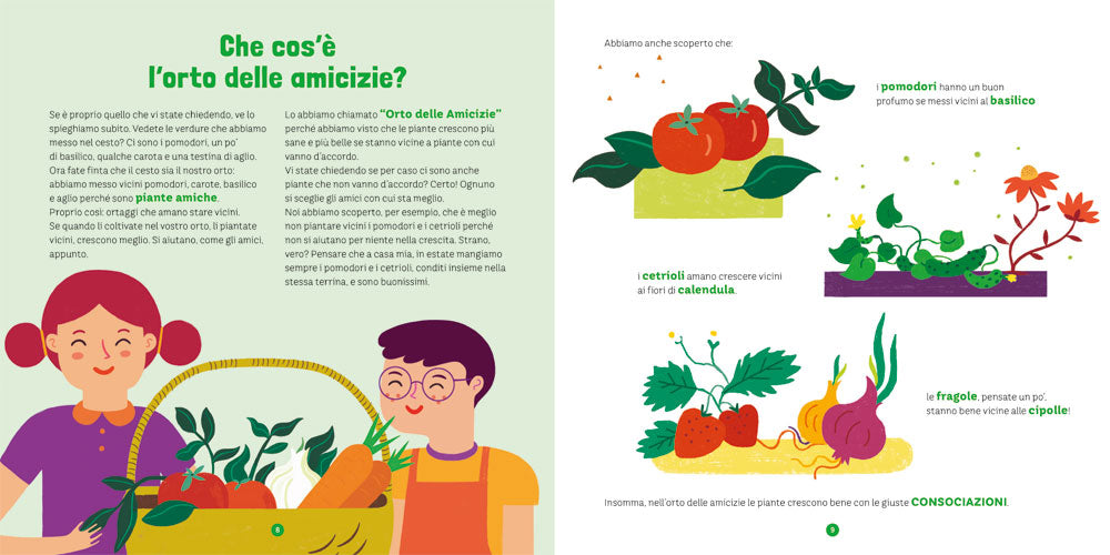 Amicizie nell'orto. Per coltivare in armonia con l’ambiente