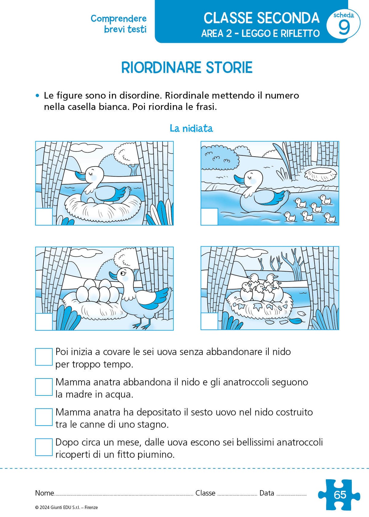 Attività di approfondimento per la comprensione di parole, frasi e brani. Classi I,II e III della Scuola Primaria