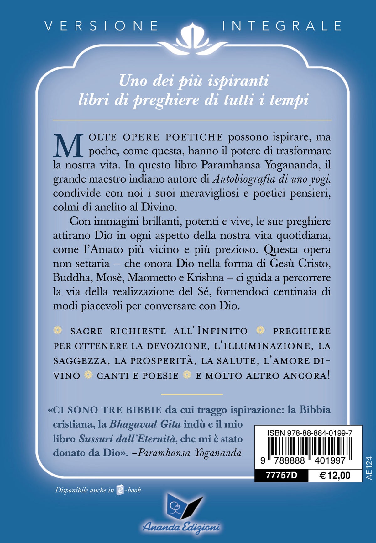 Sussurri dall'Eternità. Il libro delle preghiere esaudite - Versione Integrale