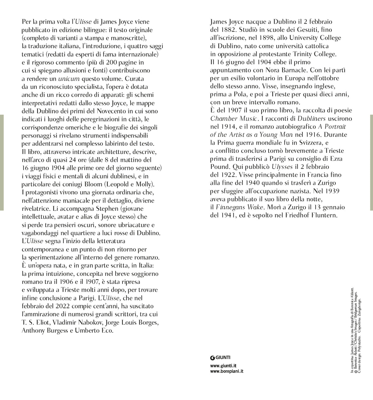 Ulisse. Testo inglese a fronte