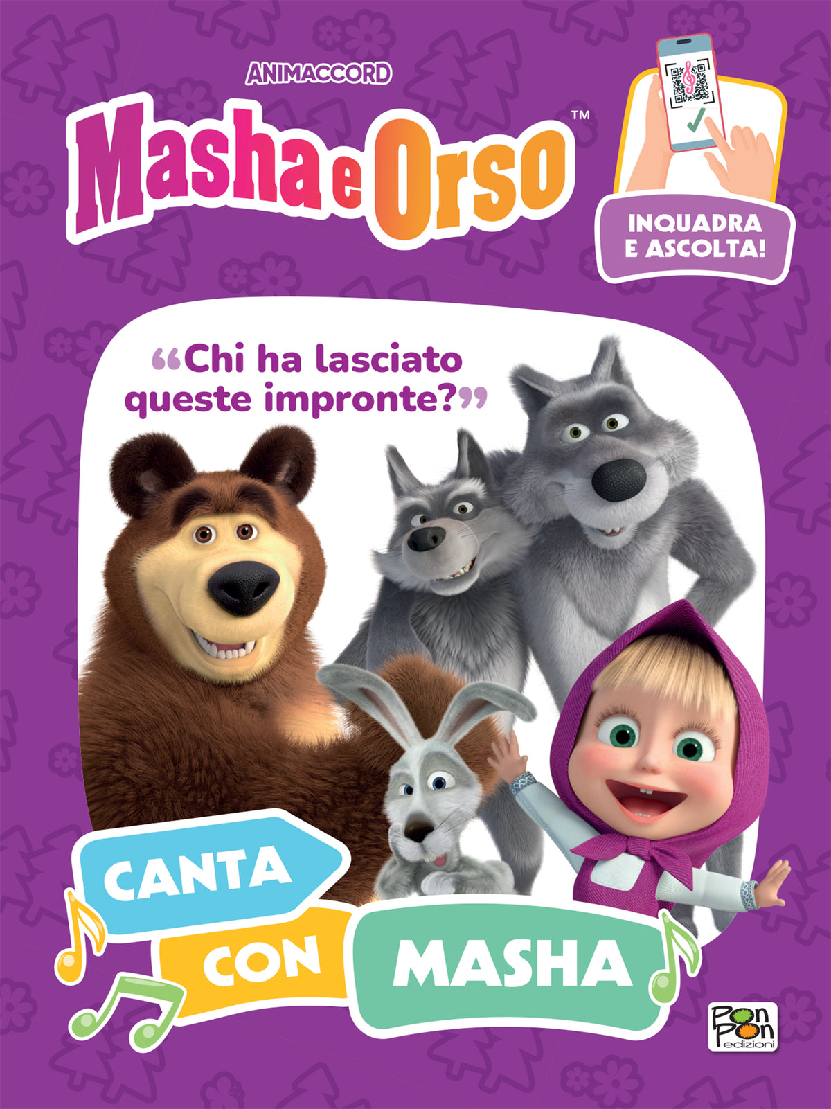 Canta con Masha. Chi ha lasciato queste impronte?