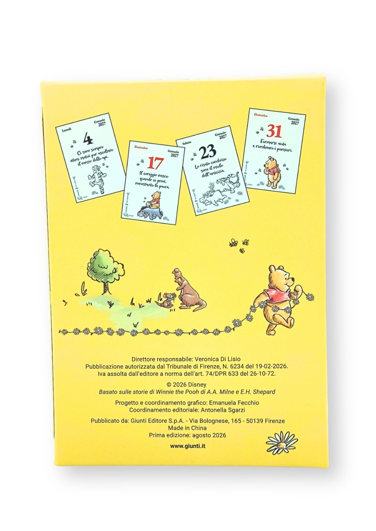 Calendario del POOHismo filosofico 2027 - 365 Aforismi e pensieri…. 365 Aforismi e pensieri ispirati alla saggezza del vivere lento dell'orso gentile