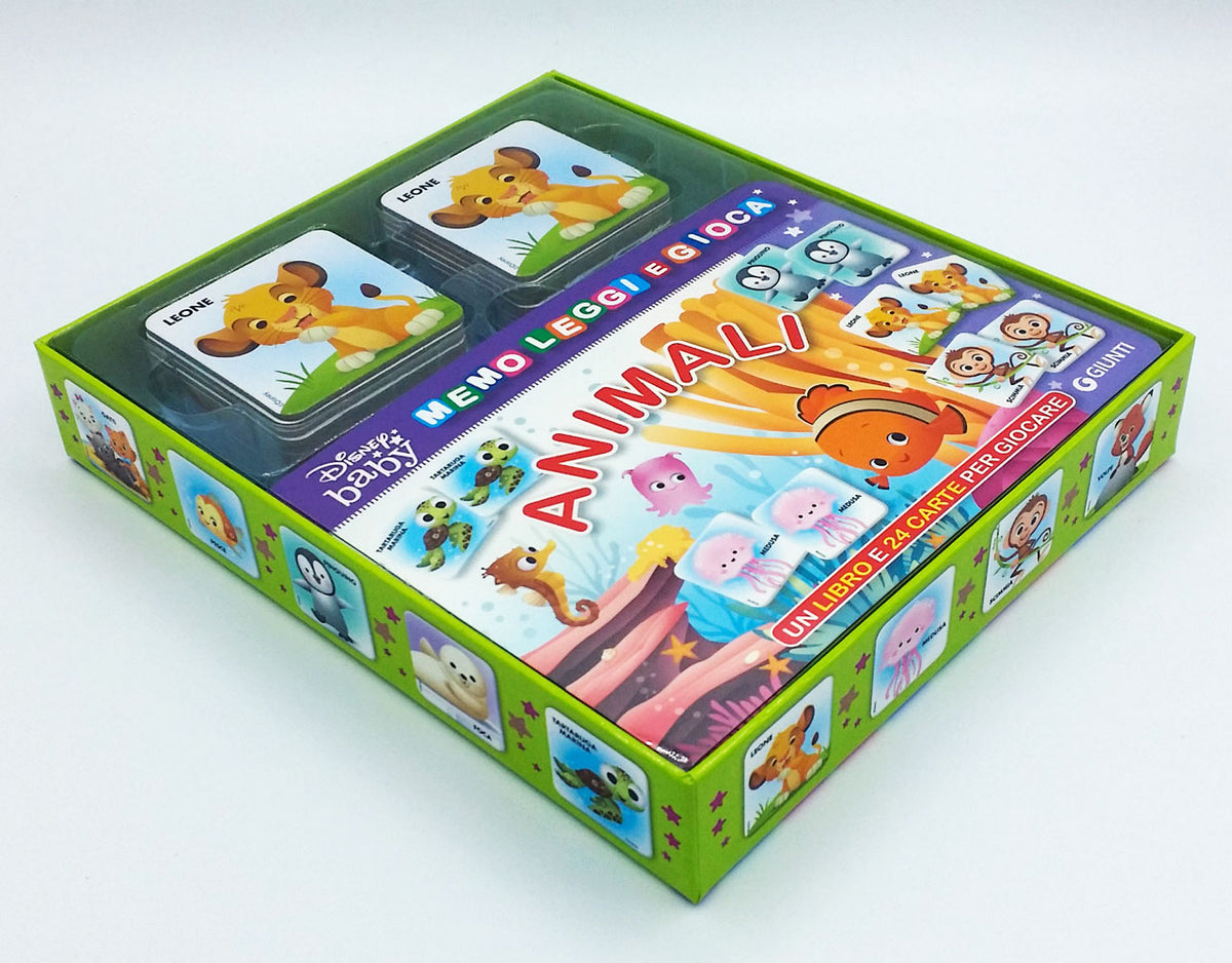 Memo Leggi e Gioca - Animali. Un libro e 24 carte per giocare