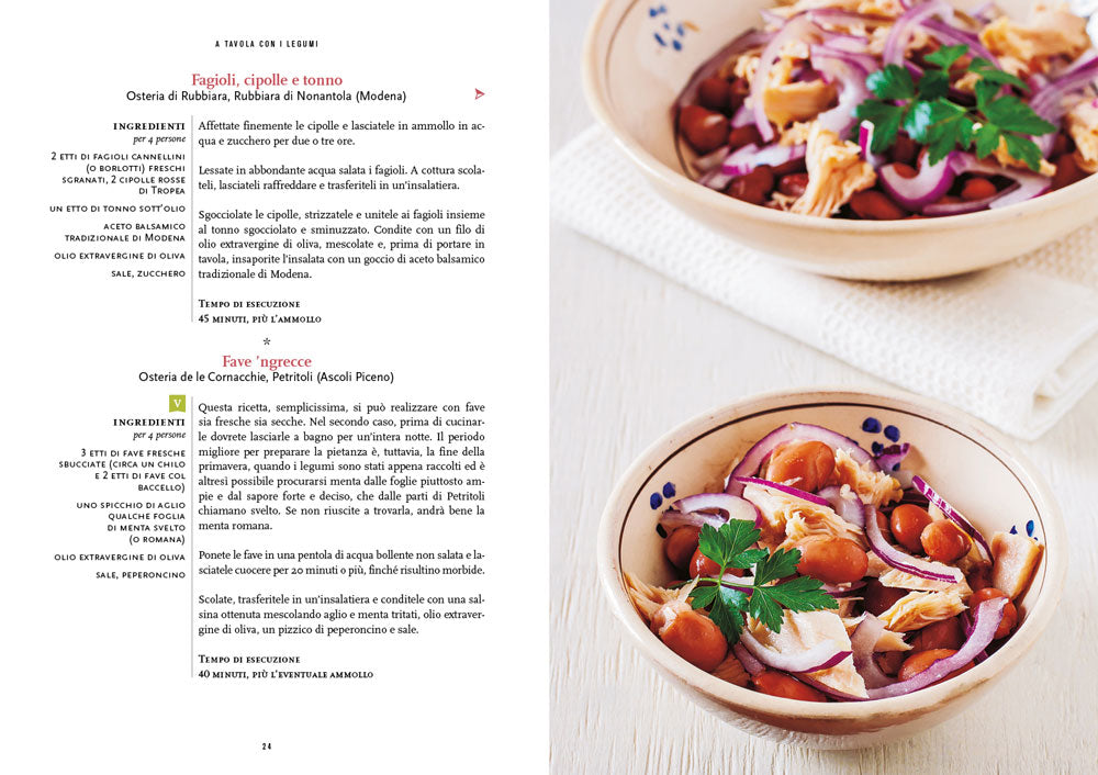 A tavola con i legumi. 110 ricette della tradizione