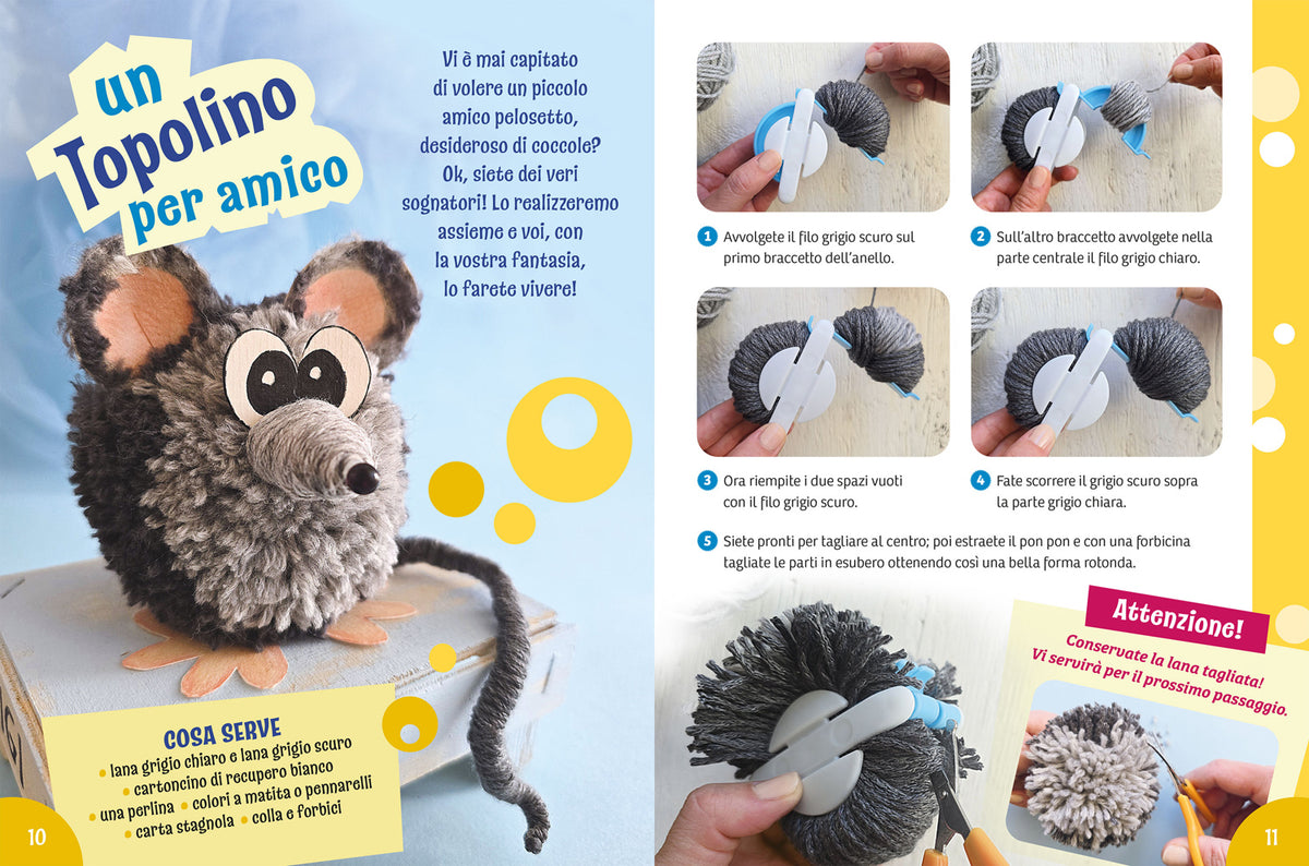 Animaletti pon pon. Crea i tuoi morbidi peluche!