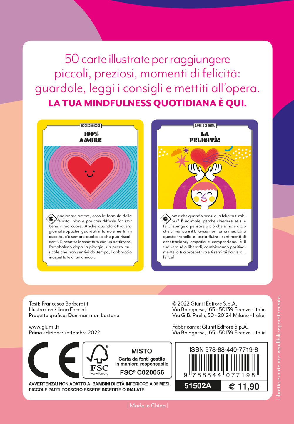 Le carte della felicità . Piccoli obiettivi quotidiani per grandi giornate!