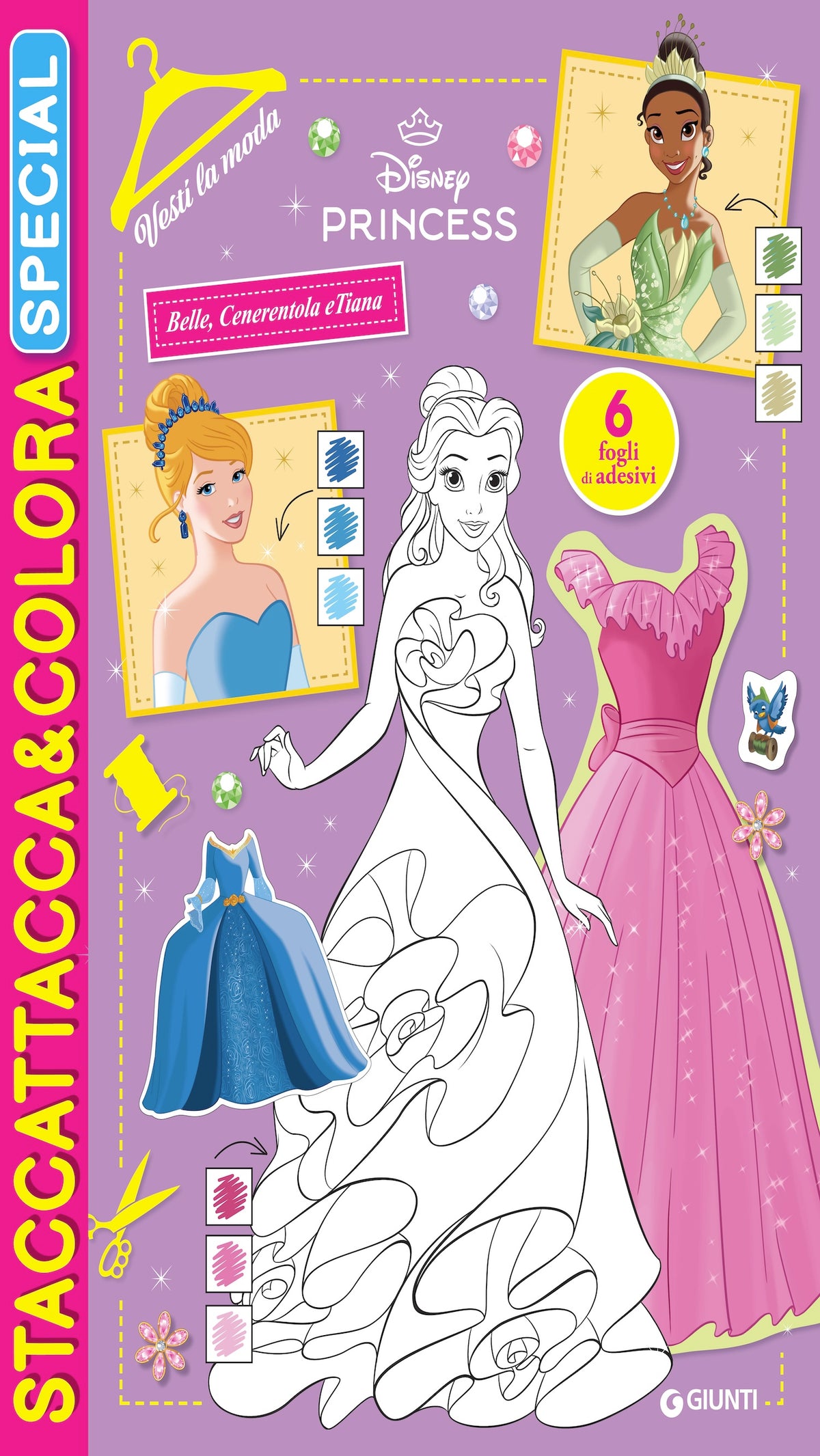 Disney Princess Vesti la moda - Staccattacca&colora Special