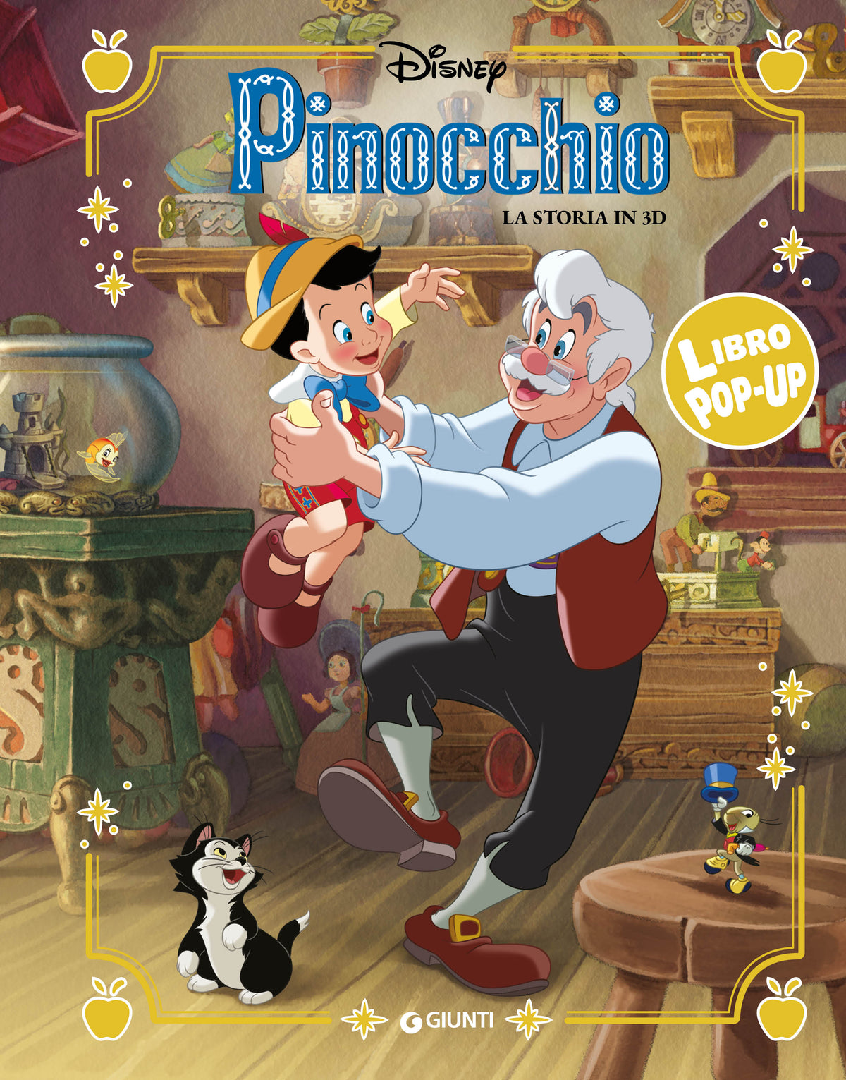 Pinocchio Libro Pop-up. La storia in 3d
