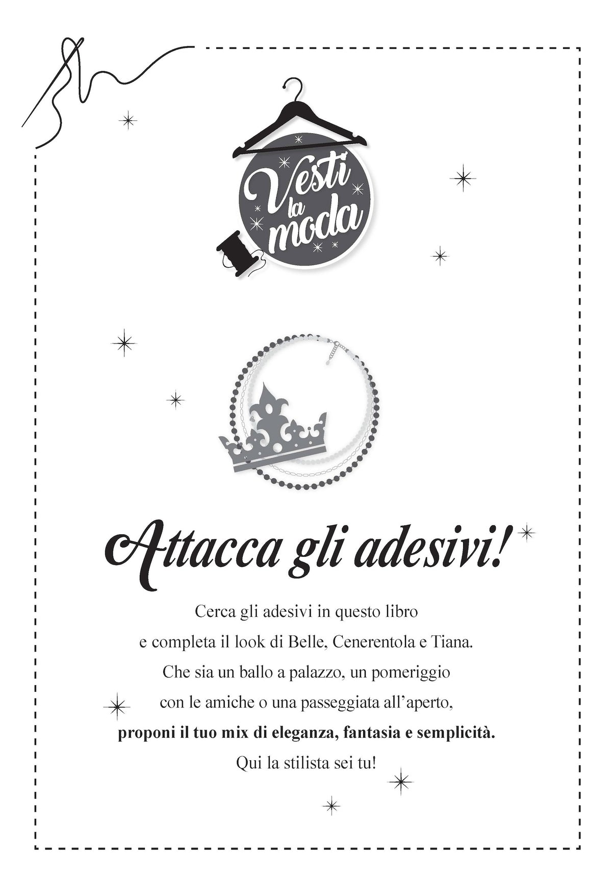 Disney Princess Vesti la moda - Staccattacca&colora Special