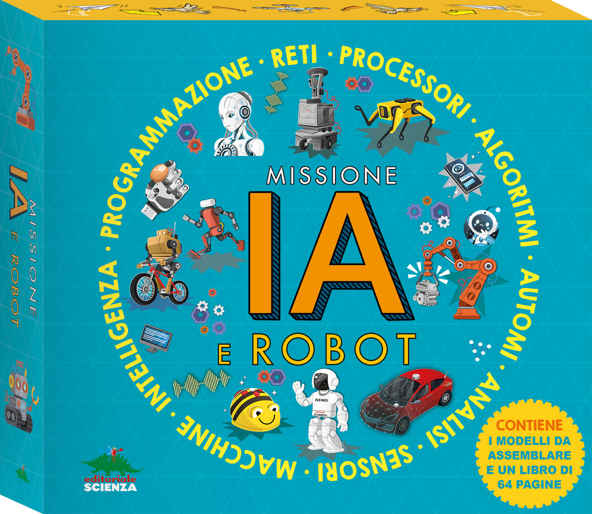 Missione IA e robot. Con cinque modellini da costruire!