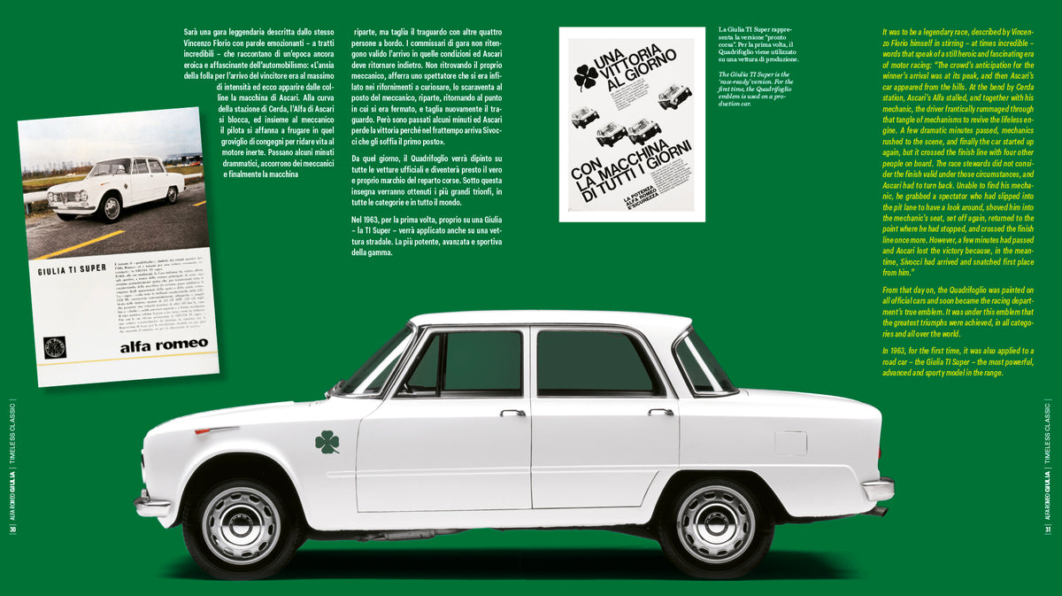 ALFA ROMEO GIULIA Timeless Classic (ed, ita-ing). Timeless Classic