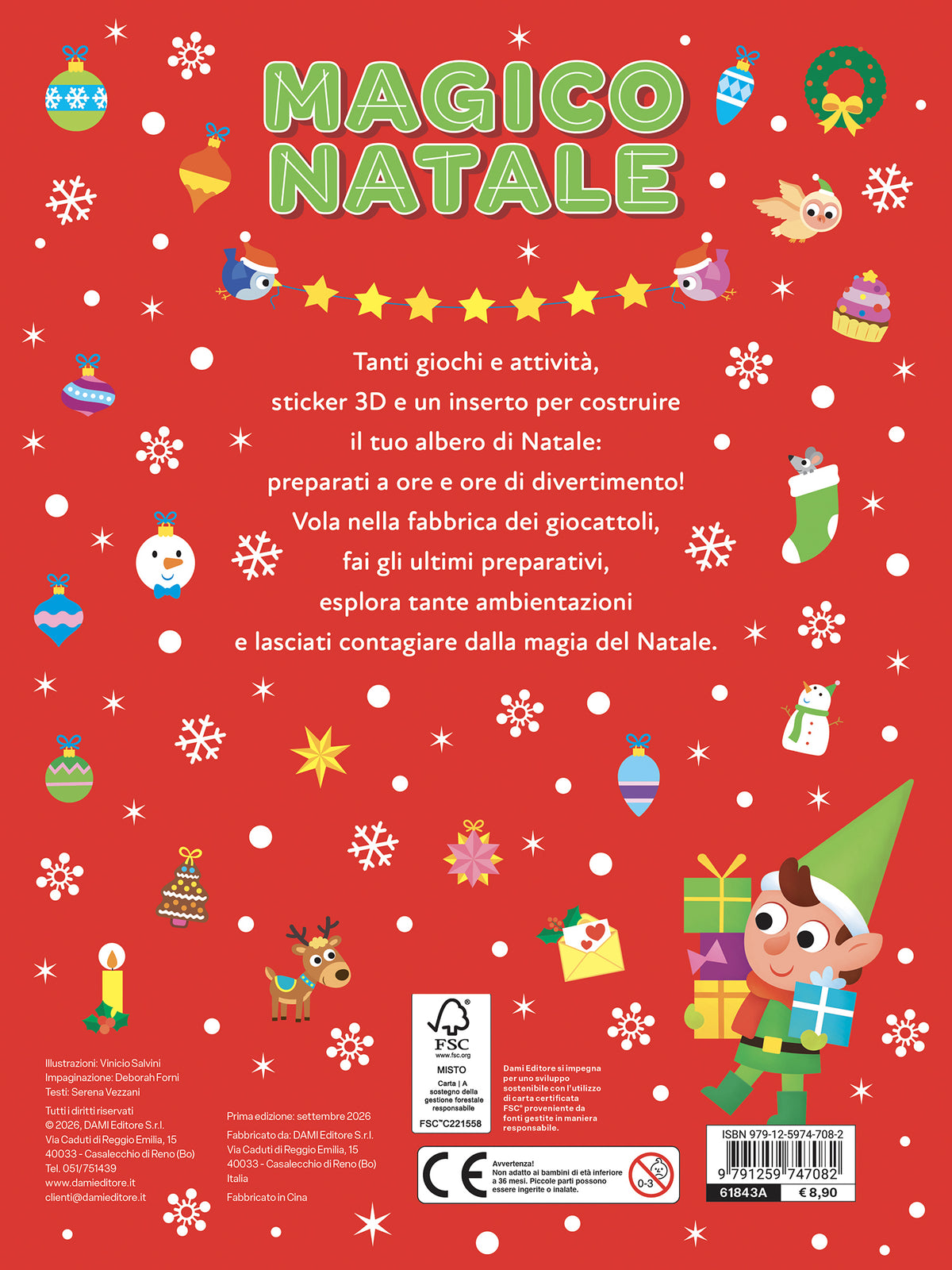 Magico Natale. Giochi, percorsi, labirinti, coloring