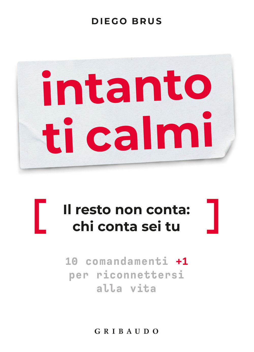 Intanto ti calmi. Il resto non conta: chi conta sei tu. 10 comandamenti  per riconnettersi alla vita