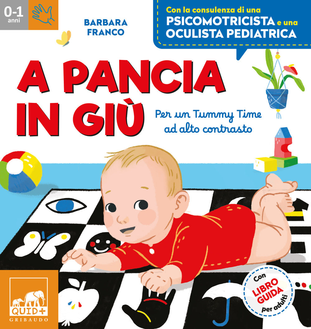 A pancia in giù. Per un tummy time ad alto contrasto