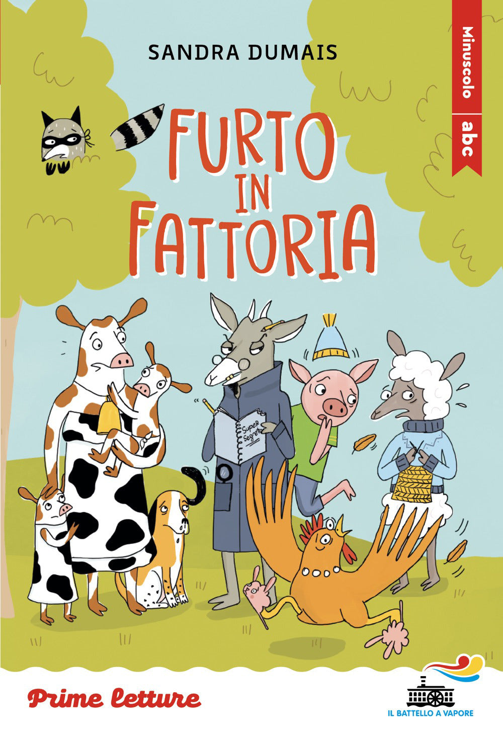 Furto in fattoria. Stampatello minuscolo a leggibilità facilitata