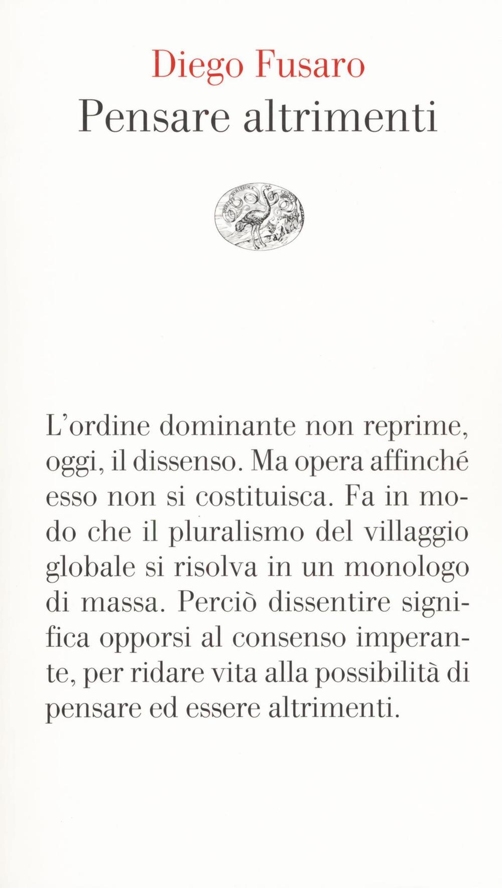 Pensare altrimenti.