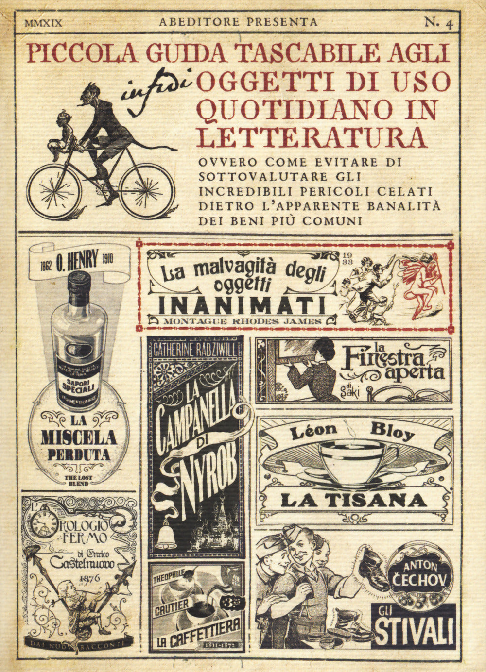 Piccola guida tascabile agli oggetti di uso quotidiano in letteratura.