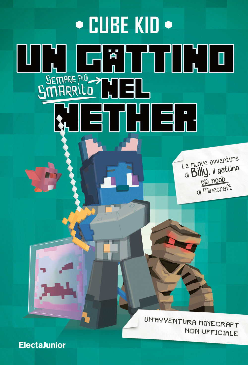 Un gattino sempre più smarrito nel Nether.