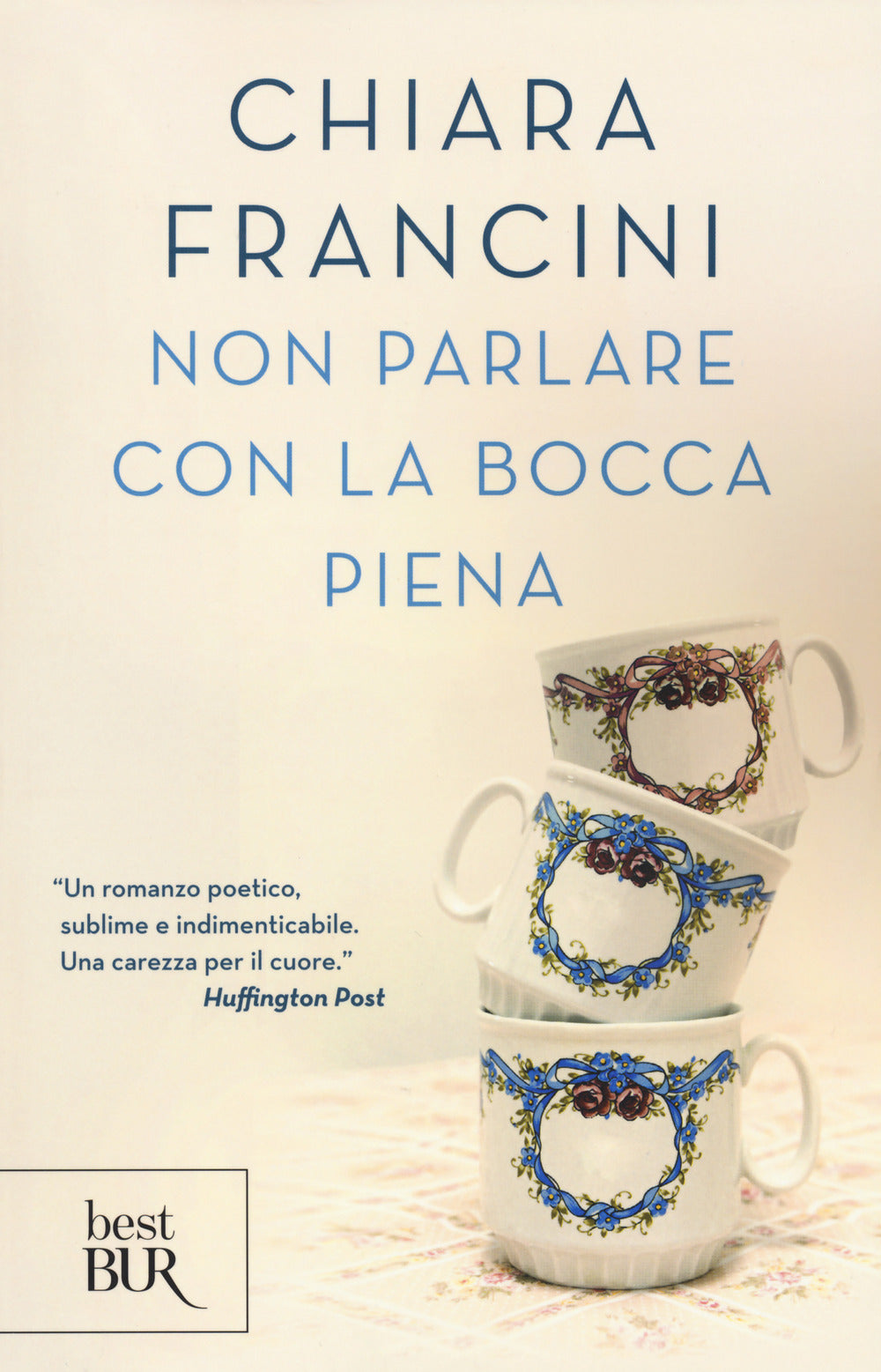 Non parlare con la bocca piena.
