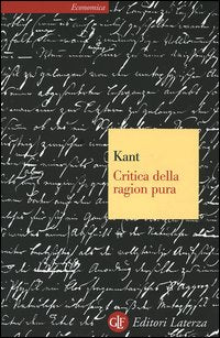 Critica della ragion pura.