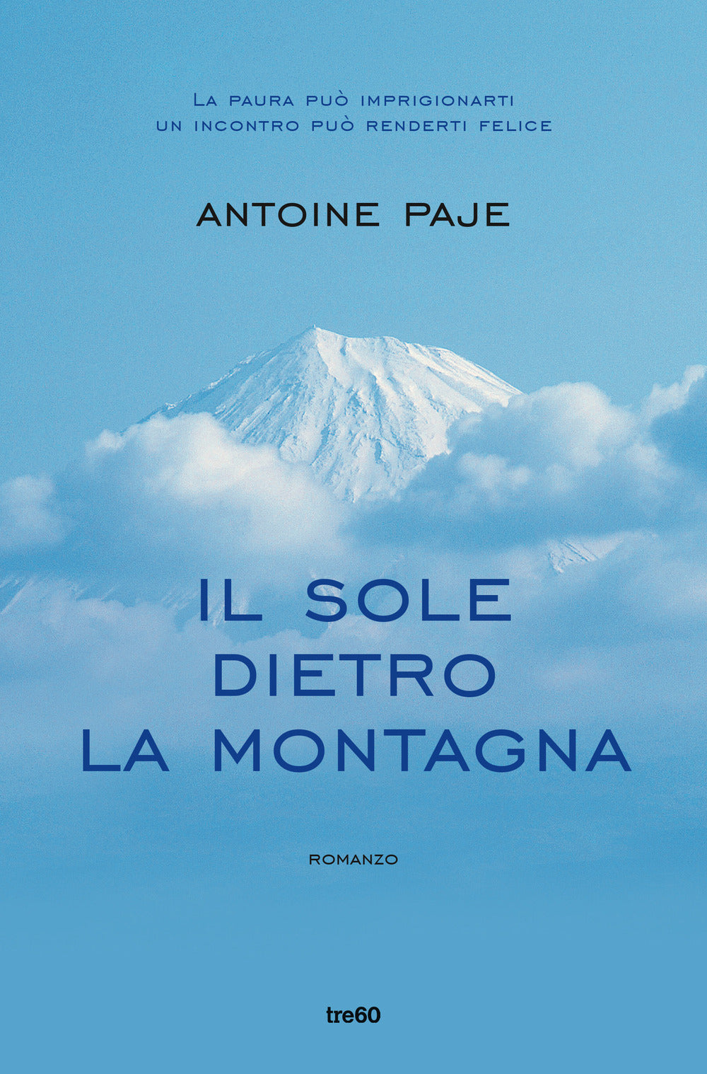 Il sole dietro la montagna.