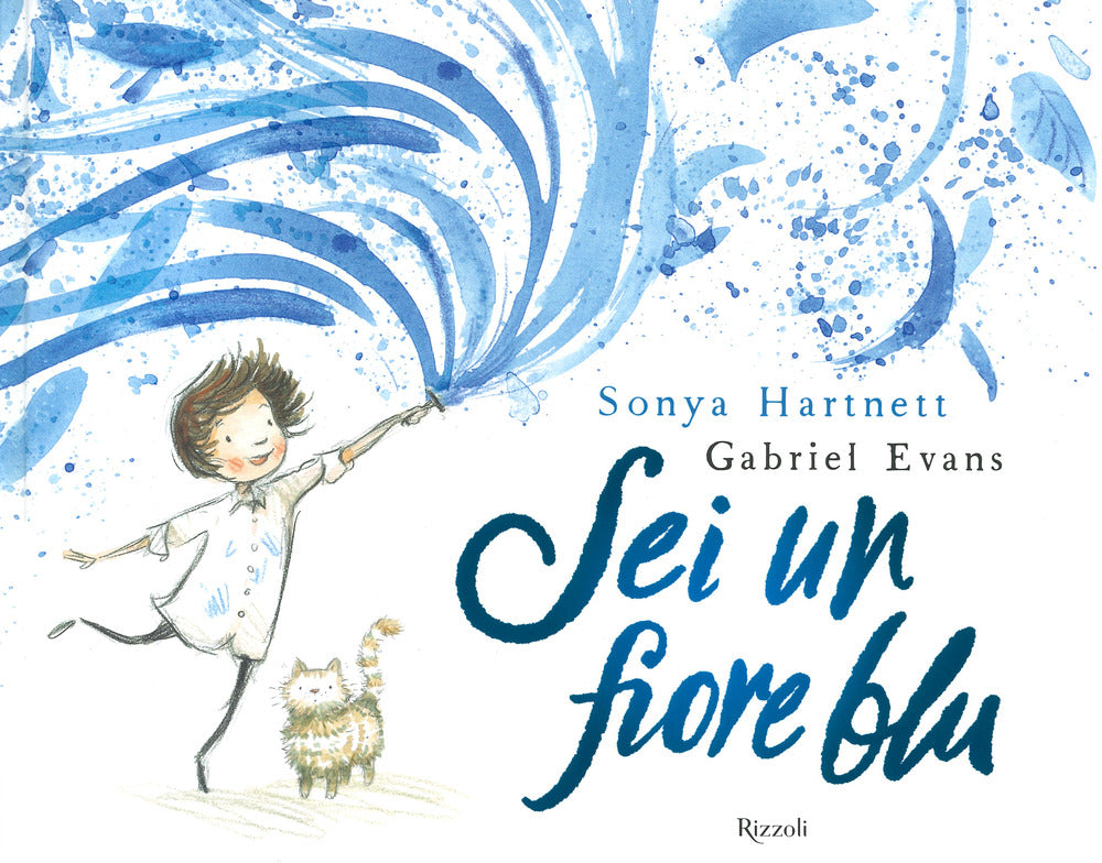 Sei un fiore blu.