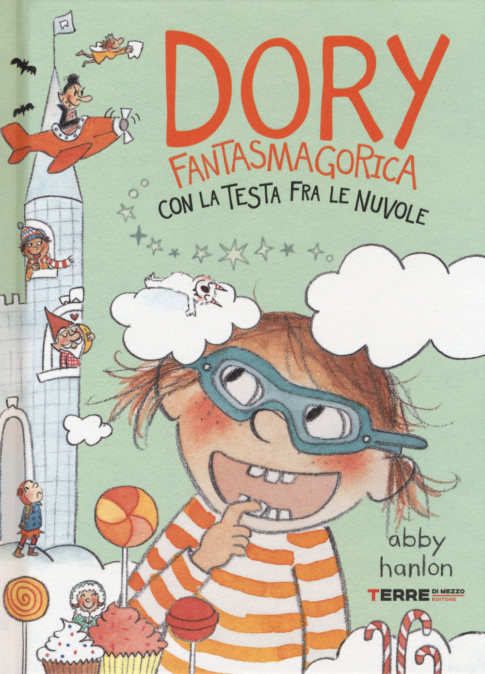Dory fantasmagorica con la testa fra le nuvole.